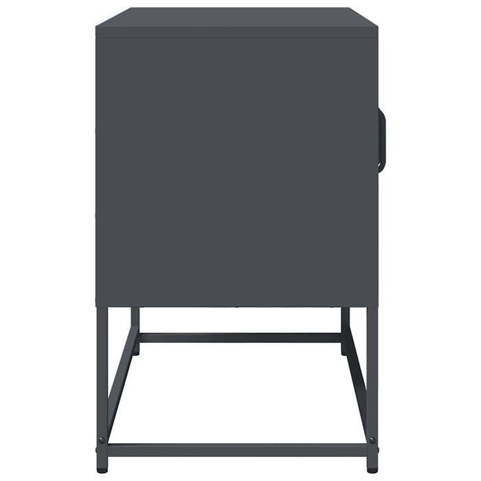 Dulap TV, antracit, 68x39x60,5 cm, oțel laminat la rece - WALTI WALTI