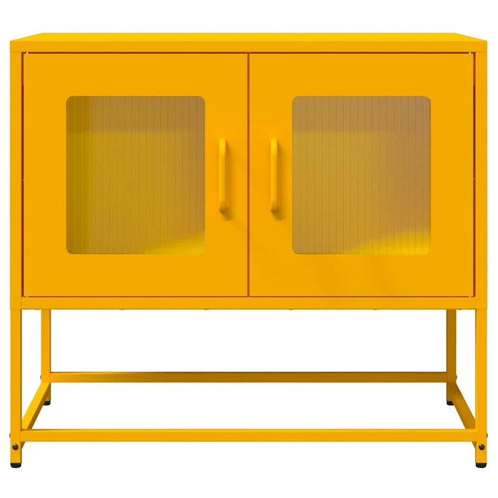 Dulap TV, galben muștar, 68x39x60,5 cm, oțel laminat la rece - WALTI WALTI