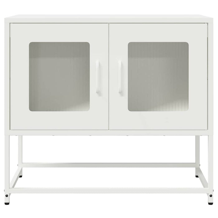 Dulap TV, alb, 68x39x60,5 cm, oțel laminat la rece - WALTI WALTI