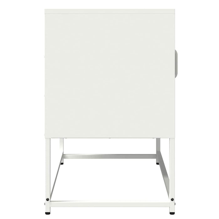 Dulap TV, alb, 68x39x60,5 cm, oțel laminat la rece - WALTI WALTI