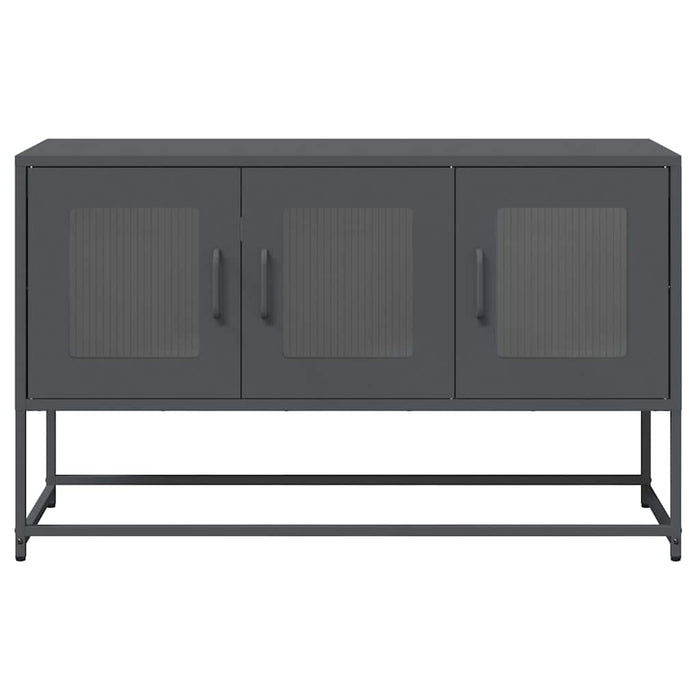 Dulap TV, antracit, 100,5x39x60,5 cm, oțel laminat la rece - WALTI WALTI