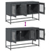 Dulap TV, antracit, 100,5x39x60,5 cm, oțel laminat la rece - WALTI WALTI