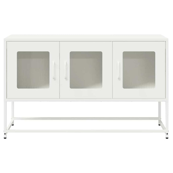 Dulap TV, alb, 100,5x39x60,5 cm, oțel laminat la rece - WALTI WALTI
