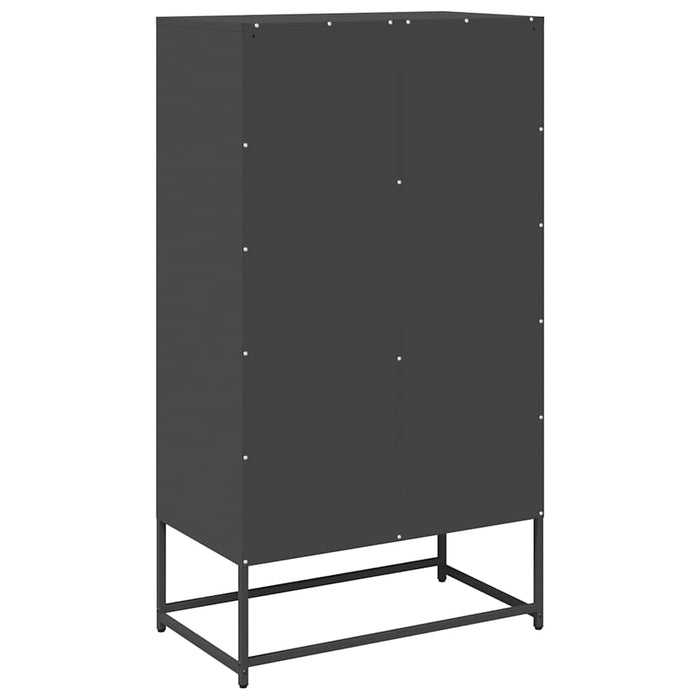 Dulap înalt, negru, 68x39x123 cm, oțel - WALTI WALTI