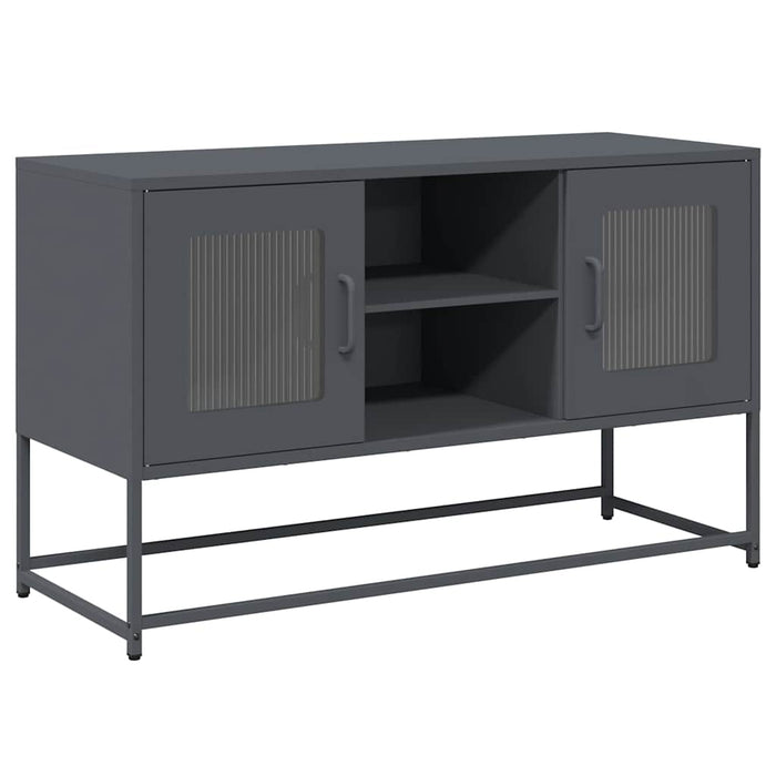 Dulap TV, antracit, 100,5x39x60,5 cm, oțel - WALTI WALTI