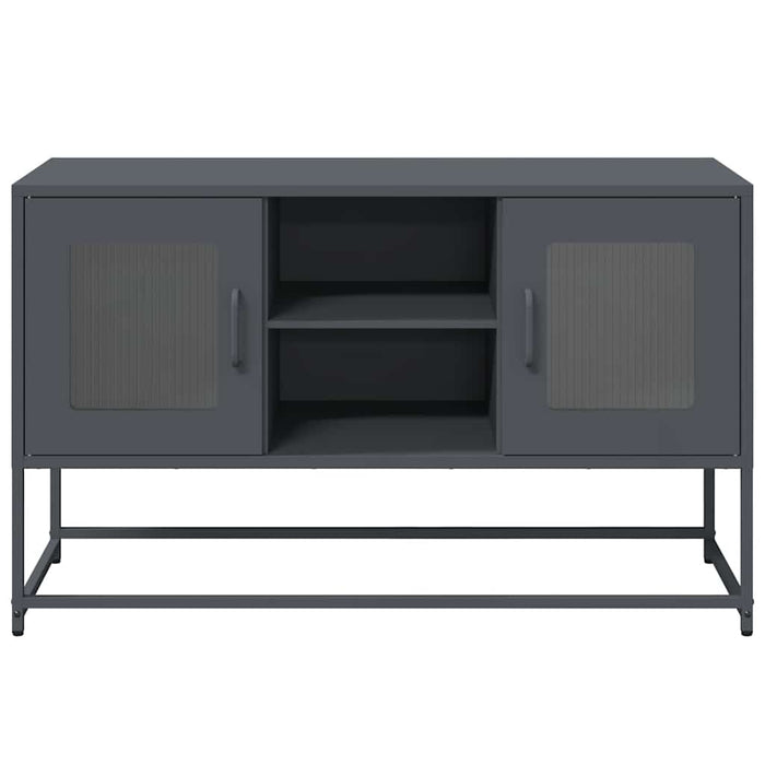 Dulap TV, antracit, 100,5x39x60,5 cm, oțel - WALTI WALTI