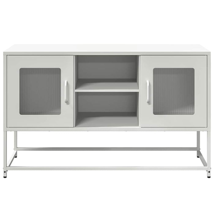 Dulap TV, alb, 100,5x39x60,5 cm, oțel - WALTI WALTI
