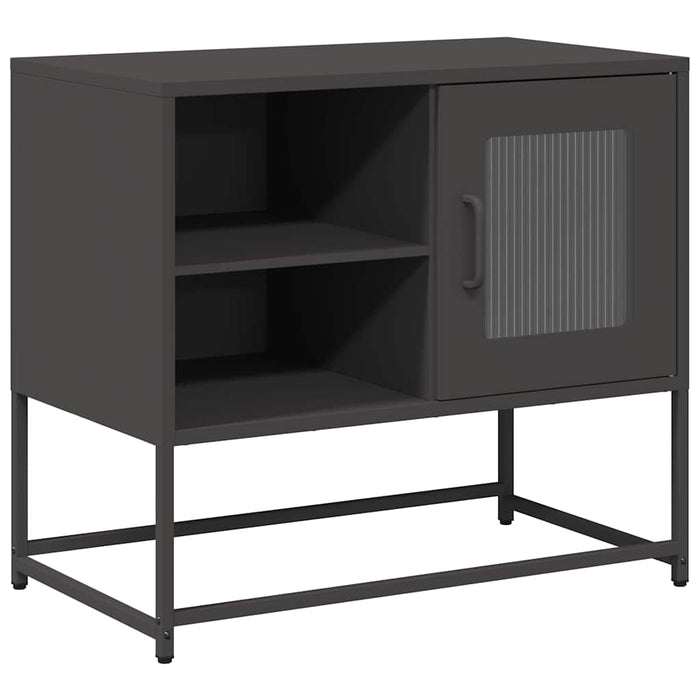 Dulap TV, negru, 68x39x60,5 cm, oțel - WALTI WALTI