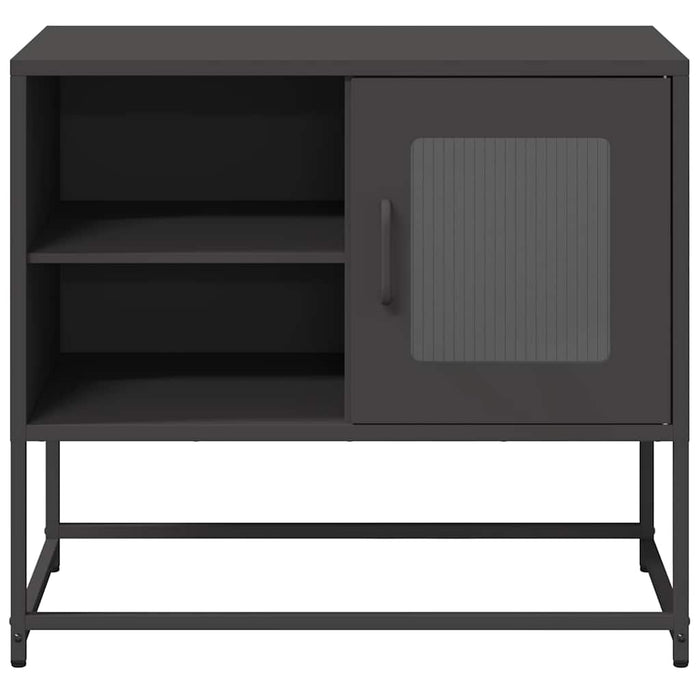Dulap TV, negru, 68x39x60,5 cm, oțel - WALTI WALTI