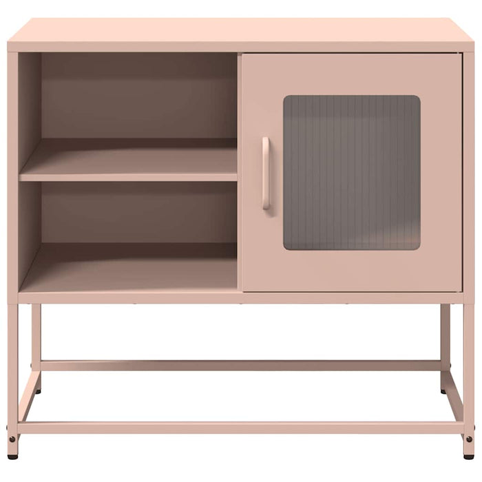 Dulap TV, roz, 68x39x60,5 cm, oțel - WALTI WALTI