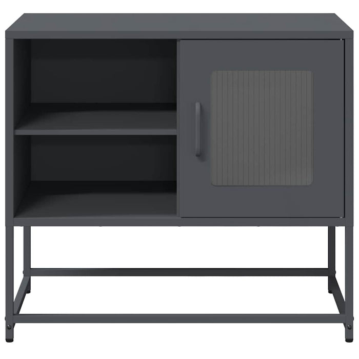 Dulap TV, antracit, 68x39x60,5 cm, oțel - WALTI WALTI