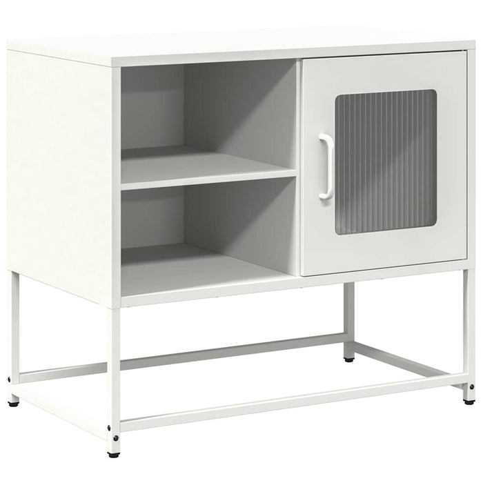 Dulap TV, alb, 68x39x60,5 cm, oțel - WALTI WALTI