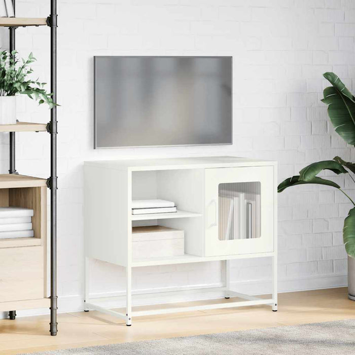 Dulap TV, alb, 68x39x60,5 cm, oțel - WALTI WALTI