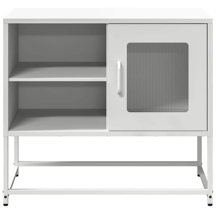 Dulap TV, alb, 68x39x60,5 cm, oțel - WALTI WALTI