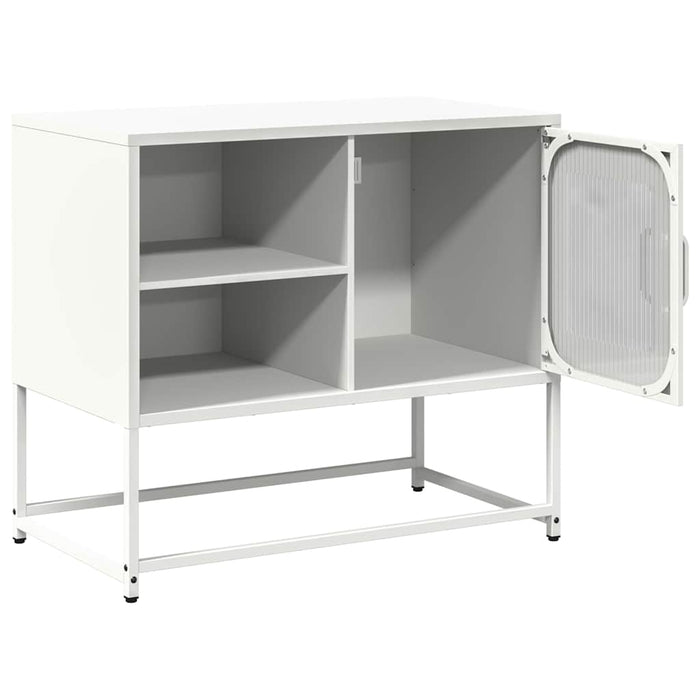Dulap TV, alb, 68x39x60,5 cm, oțel - WALTI WALTI