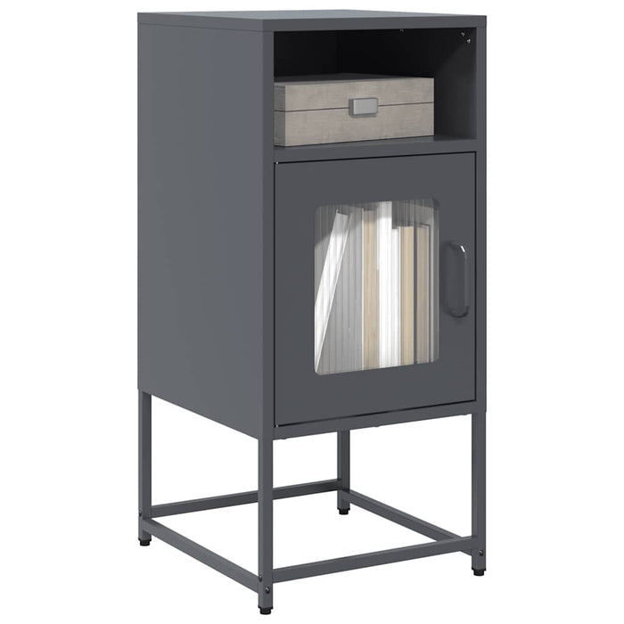 Noptieră, antracit, 36x39x78 cm, oțel laminat la rece - WALTI WALTI