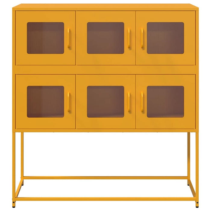 Dulap, galben muștar, 100,5x39x107 cm, oțel laminat la rece - WALTI WALTI