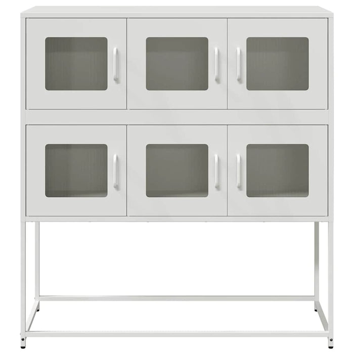 Dulap, alb, 100,5x39x107 cm, oțel laminat la rece - WALTI WALTI