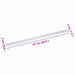 Profile pentru marginea treptelor 30 pcs Argintiu 67 x 3 x 2 cm - WALTI WALTI