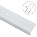 Profile pentru marginea treptelor 30 pcs Argintiu 67 x 3 x 2 cm - WALTI WALTI
