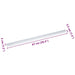 Profile pentru marginea treptelor 30 pcs Argintiu - WALTI WALTI