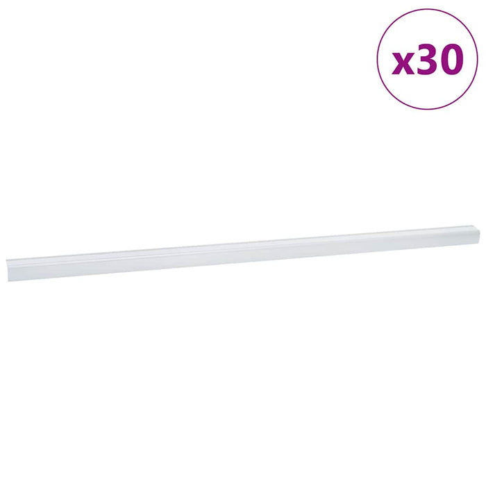 Profile pentru marginea treptelor 30 pcs Argintiu - WALTI WALTI
