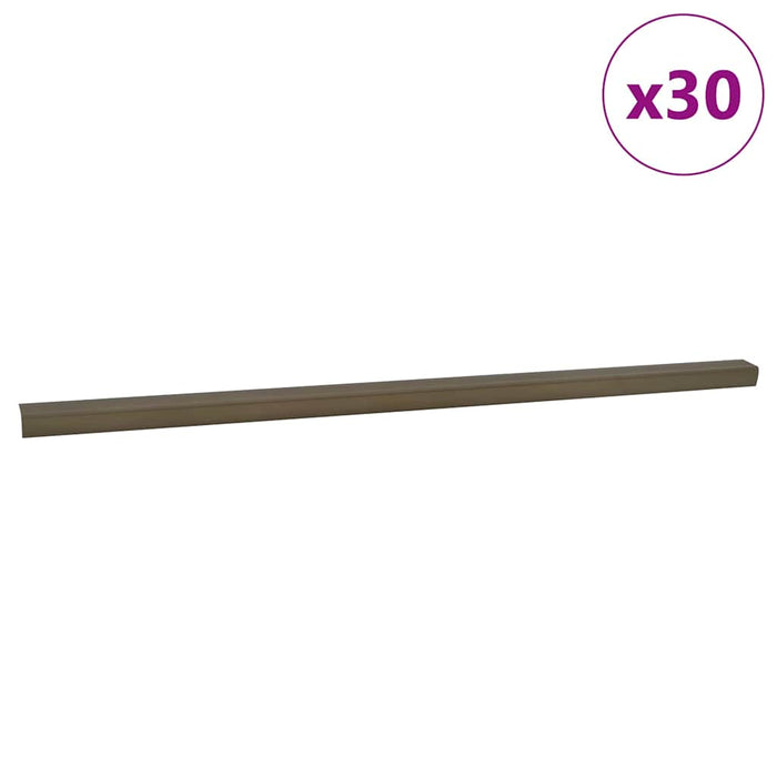 Profile pentru marginea treptelor 30 pcs Maro 67 x 3 x 2 cm - WALTI WALTI