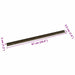 Profile pentru marginea treptelor 30 pcs Maro 67 x 3.5 x 3 cm - WALTI WALTI