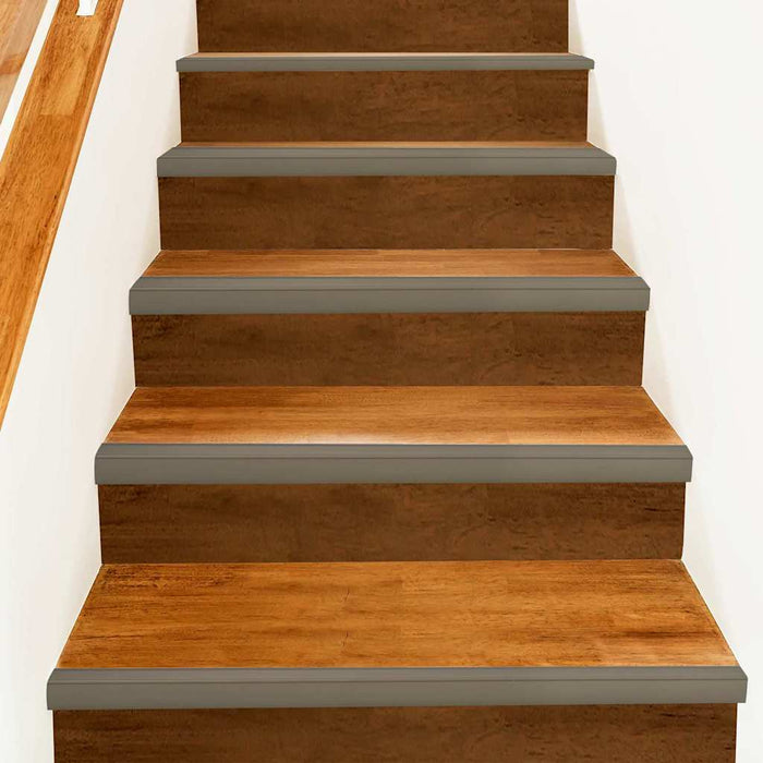 Profile pentru marginea treptelor 30 pcs Șampanie 67 x 3 x 2 cm - WALTI WALTI