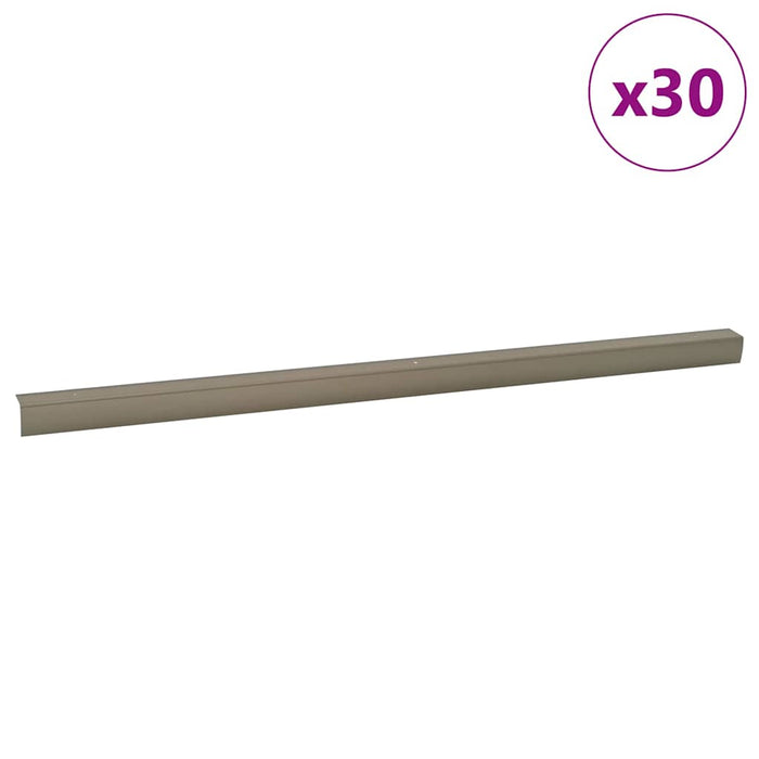 Profile pentru marginea treptelor 30 pcs Șampanie - WALTI WALTI