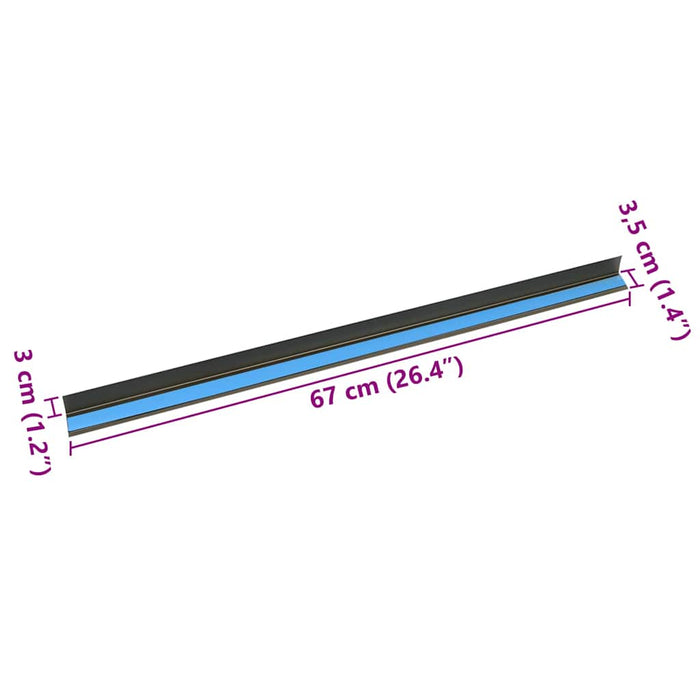 Profile pentru marginea treptelor 30 pcs Șampanie - WALTI WALTI