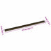 Profile pentru marginea treptelor 10 pcs Maro 67 x 3 x 2 cm - WALTI WALTI