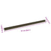 Profile pentru marginea treptelor 10 pcs Șampanie 67 x 3 x 2 cm - WALTI WALTI