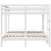 Pat supraetajat triplu, alb 160x200/80x160 cm lemn pin - WALTI WALTI