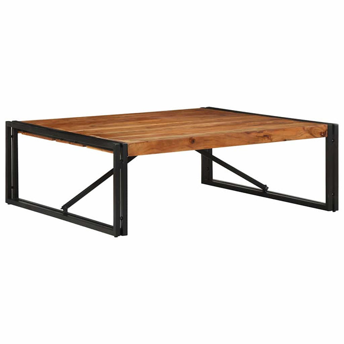 Masuta de cafea 100x100x35 cm din lemn masiv de salcam WALTI