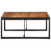 Masuta de cafea 80x80x35 cm din lemn masiv de salcam - WALTI WALTI