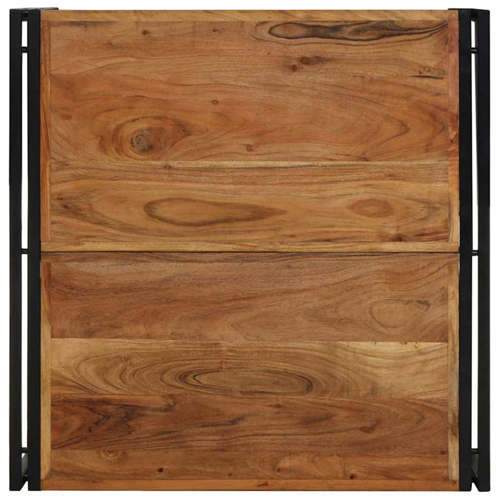 Masuta de cafea 80x80x35 cm din lemn masiv de salcam - WALTI WALTI