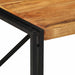 Masuta de cafea 80x80x35 cm din lemn masiv de salcam - WALTI WALTI