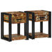 Dulap de noapte cu sertar 2 pcs Multicolour 40 x 35 x 50 cm - WALTI WALTI