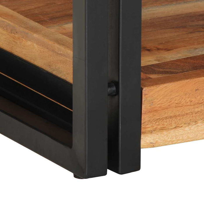 Dulap de noapte 2 pcs Maro 40 x 35 x 50 cm lemn masiv de acacia - WALTI WALTI