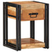 Dulap de noapte 2 pcs Maro 40 x 35 x 50 cm lemn masiv de acacia - WALTI WALTI