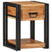 Dulap de noapte 2 pcs Maro 40 x 35 x 50 cm lemn masiv de acacia - WALTI WALTI