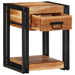 Dulap de noapte 2 pcs Maro 40 x 35 x 50 cm lemn masiv de acacia - WALTI WALTI