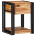 Dulap de noapte 2 pcs Maro 40 x 35 x 50 cm lemn masiv de acacia - WALTI WALTI