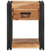Dulap de noapte 2 pcs Maro 40 x 35 x 50 cm lemn masiv de acacia - WALTI WALTI