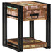 Dulap de noapte Multicolour 40 x 40 x 50 cm Lemn masiv reciclat - WALTI WALTI