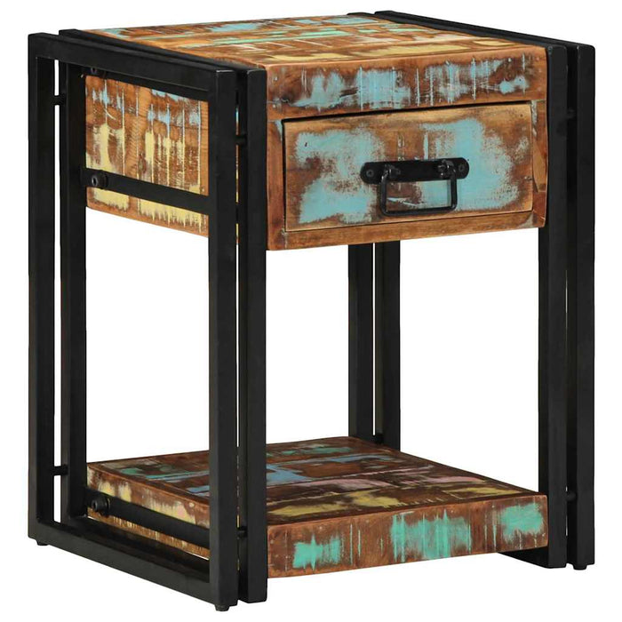 Dulap de noapte cu sertar 2 pcs Multicolour 40 x 40 x 50 cm - WALTI WALTI