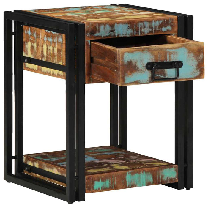 Dulap de noapte cu sertar 2 pcs Multicolour 40 x 40 x 50 cm - WALTI WALTI
