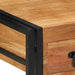 Dulap de noapte 2 pcs Maro 40 x 40 x 50 cm lemn masiv de acacia - WALTI WALTI