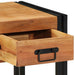 Dulap de noapte 2 pcs Maro 40 x 40 x 50 cm lemn masiv de acacia - WALTI WALTI